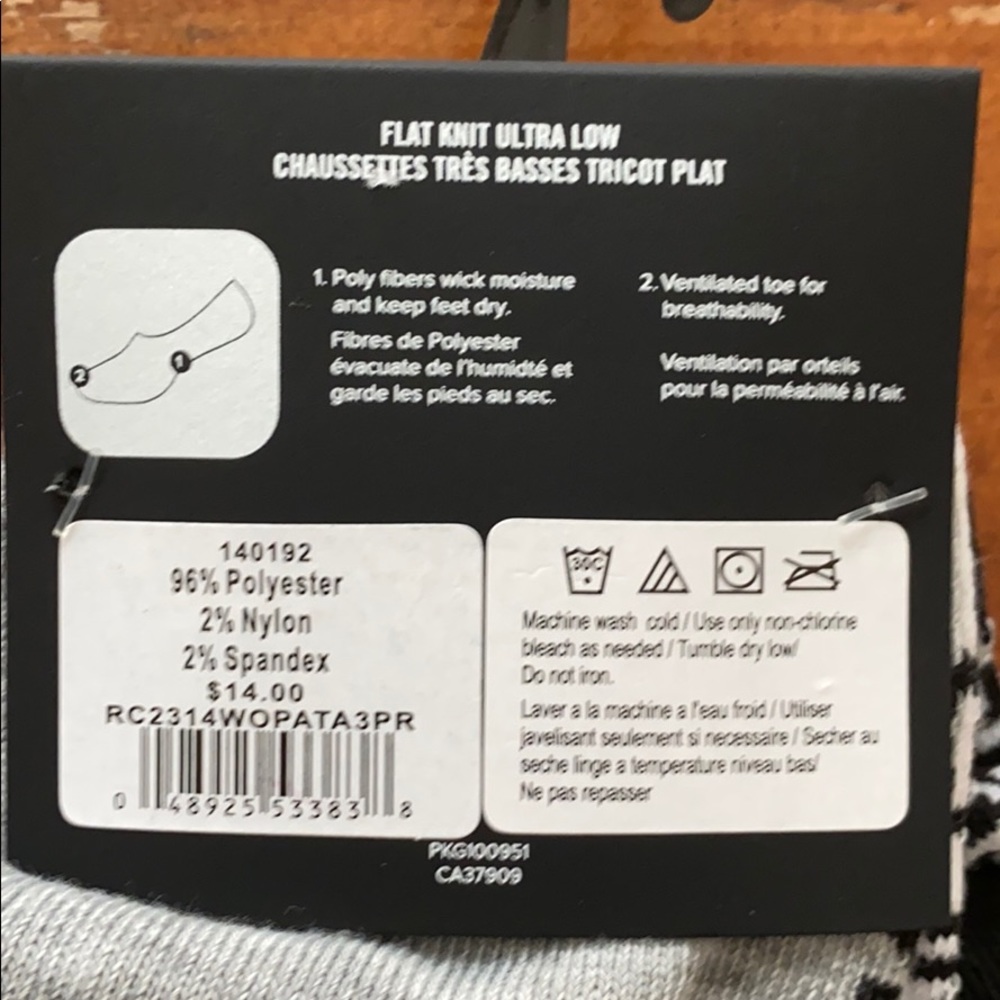Converse Chucks Socks 3 Pack Ultra Low No Show NWT - Picture 4 of 9